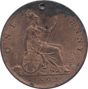1892 PENNY ( BU ) - PENNY - Cambridgeshire Coins
