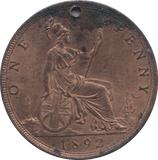 1892 PENNY ( BU ) - PENNY - Cambridgeshire Coins