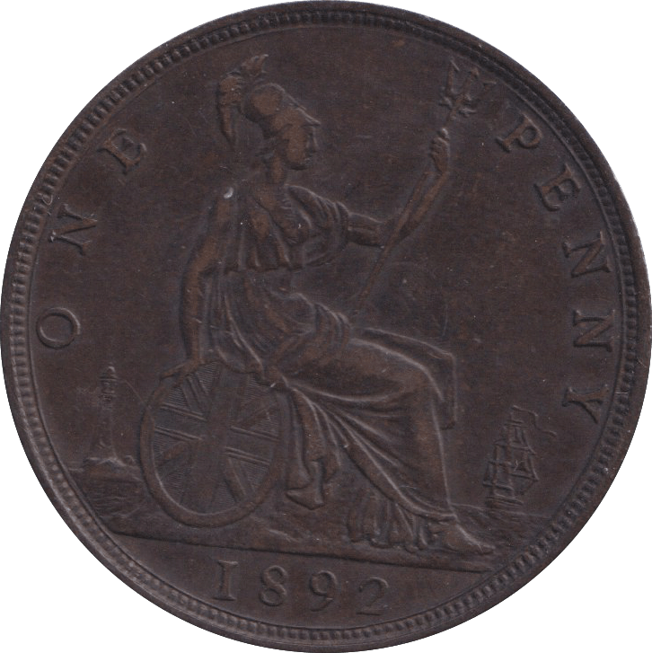 1892 PENNY (GVF) - PENNY - Cambridgeshire Coins