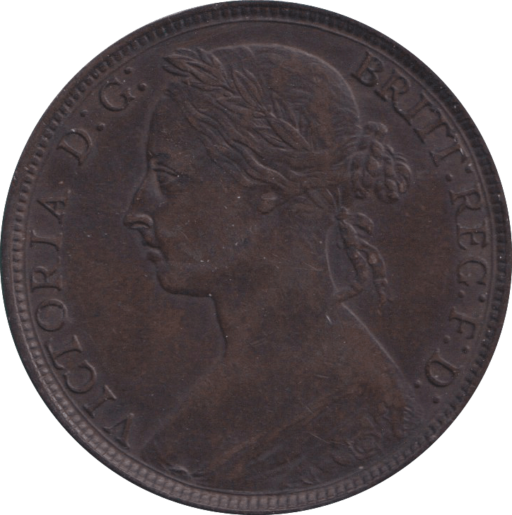 1892 PENNY (GVF) - PENNY - Cambridgeshire Coins