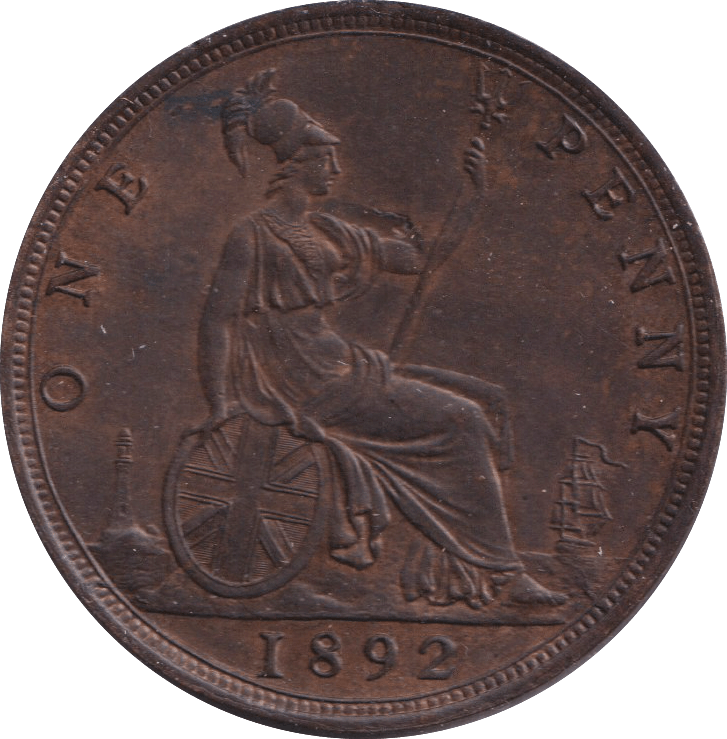 1892 PENNY ( UNC ) - PENNY - Cambridgeshire Coins