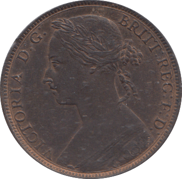 1892 PENNY ( UNC ) - PENNY - Cambridgeshire Coins
