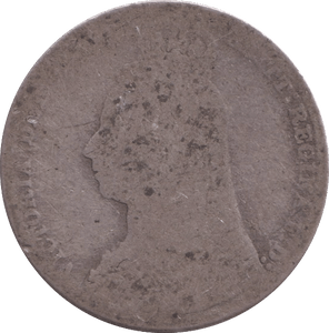 1892 SHILLING ( FAIR ) - SHILLING - Cambridgeshire Coins