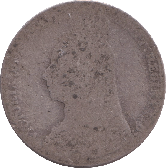1892 SHILLING ( FAIR ) - SHILLING - Cambridgeshire Coins