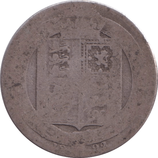 1892 SHILLING ( FAIR ) - SHILLING - Cambridgeshire Coins