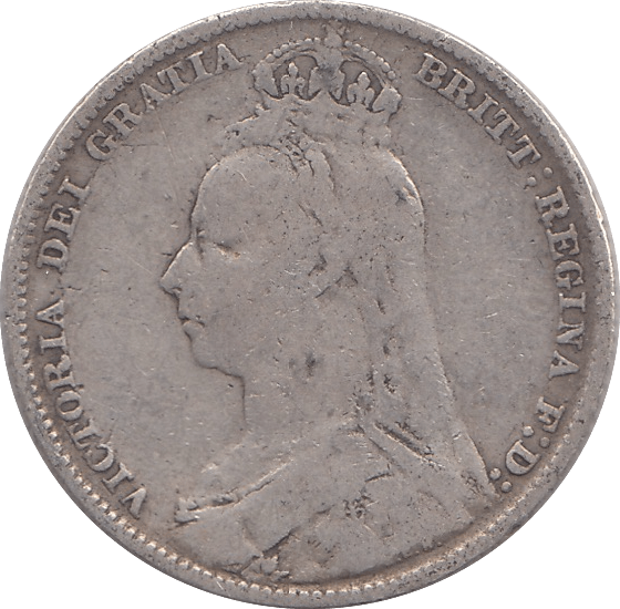 1892 SHILLING ( FINE ) - Shilling - Cambridgeshire Coins