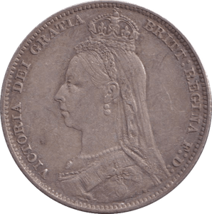 1892 SHILLING ( GVF ) - Shilling - Cambridgeshire Coins