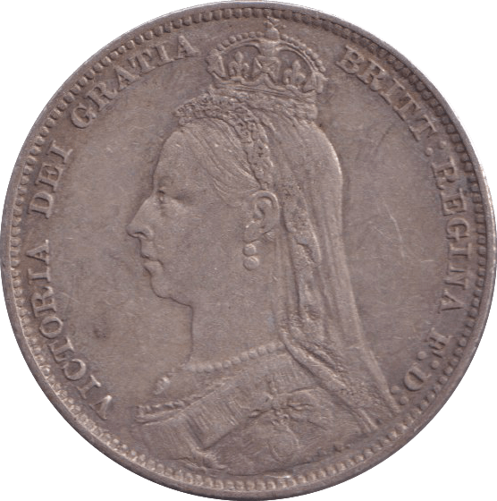 1892 SHILLING ( GVF ) - Shilling - Cambridgeshire Coins