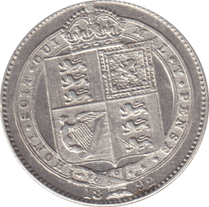 1892 SHILLING ( GVF ) - SHILLING - Cambridgeshire Coins