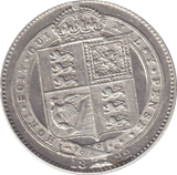 1892 SHILLING ( GVF ) - SHILLING - Cambridgeshire Coins