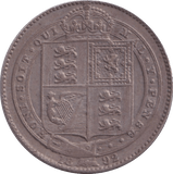 1892 SHILLING ( GVF ) - Shilling - Cambridgeshire Coins