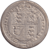 1892 SHILLING (GVF) - SHILLING - Cambridgeshire Coins