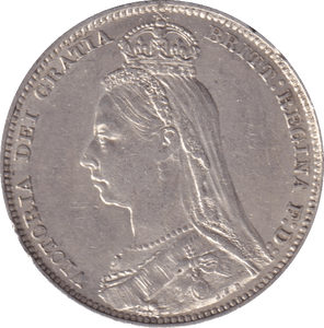 1892 SHILLING (GVF) - SHILLING - Cambridgeshire Coins