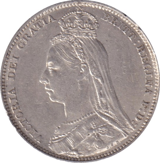 1892 SHILLING (GVF) - SHILLING - Cambridgeshire Coins