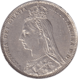 1892 SHILLING (GVF) - SHILLING - Cambridgeshire Coins