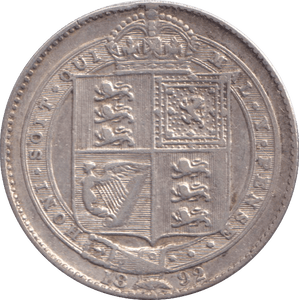 1892 SHILLING ( VF ) - SHILLING - Cambridgeshire Coins