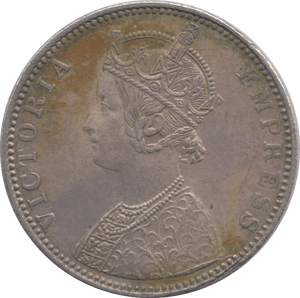1892 SILVER 1 RUPEE INDIA - SILVER WORLD COINS - Cambridgeshire Coins