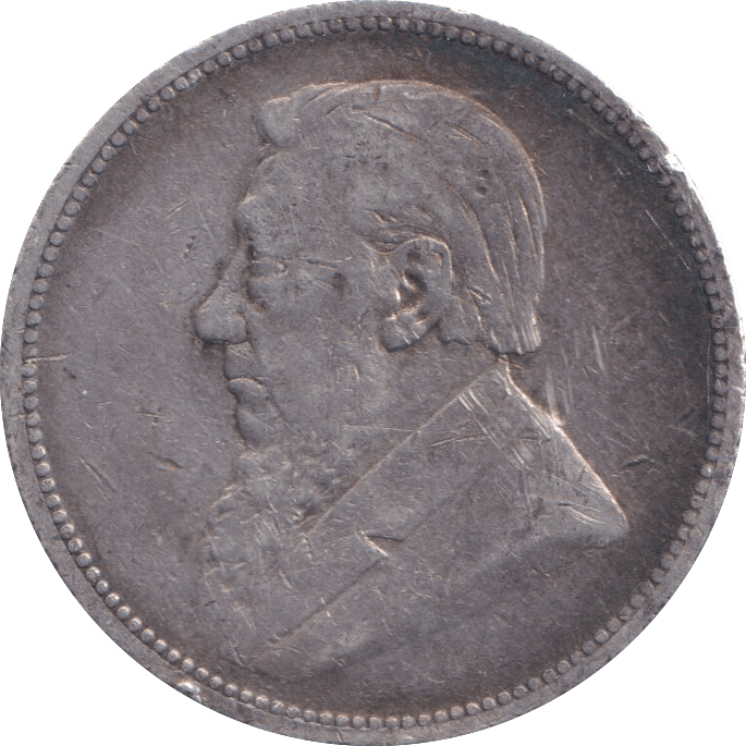 1892 SILVER 2 SHILLING SOUTH AFRICA - WORLD COINS - Cambridgeshire Coins