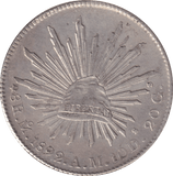 1892 SILVER 8 REALES MEXICO - SILVER WORLD COINS - Cambridgeshire Coins