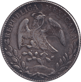1892 SILVER 8 REALES MEXICO - SILVER WORLD COINS - Cambridgeshire Coins