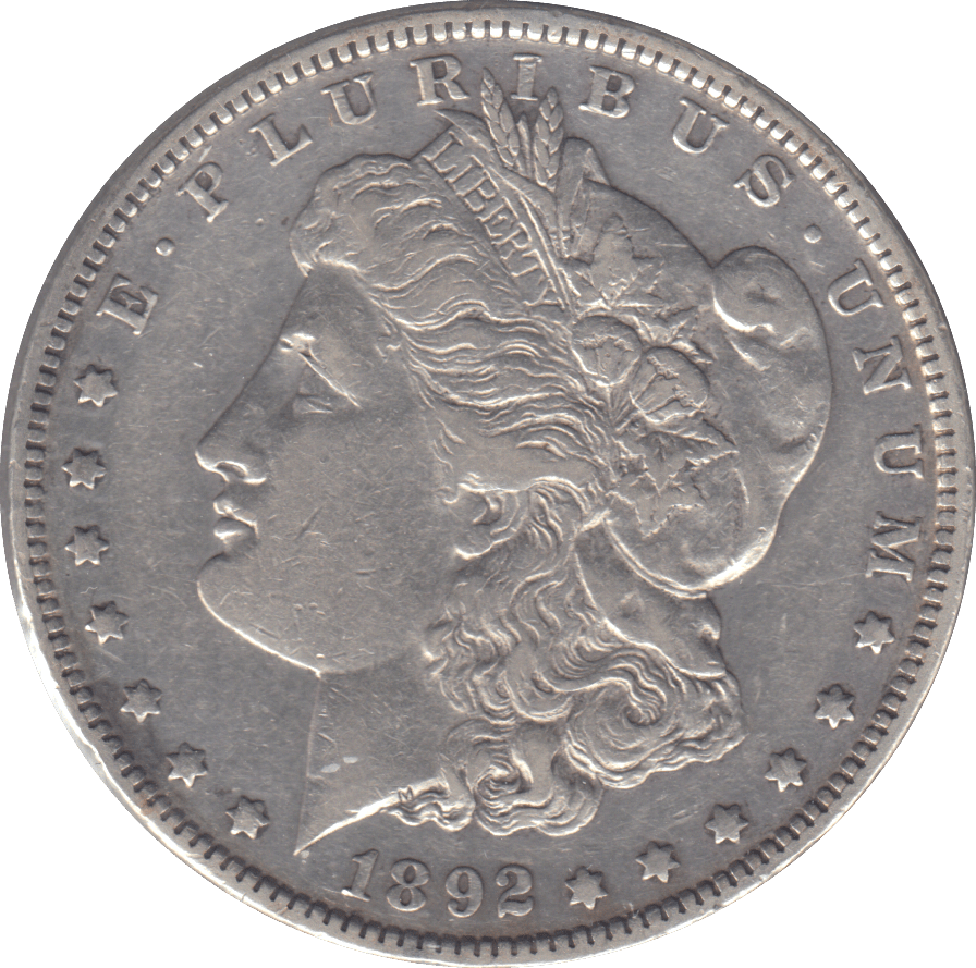 1892 SILVER MORGAN DOLLAR USA - SILVER WORLD COINS - Cambridgeshire Coins