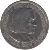 1892 SILVER USA HALF DOLLAR COLUMBIA EXPOSITION - SILVER WORLD COINS - Cambridgeshire Coins