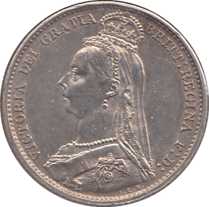 1892 SIXPENCE ( EF ) - SIXPENCE - Cambridgeshire Coins
