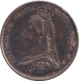 1892 SIXPENCE ( EF ) - SIXPENCE - Cambridgeshire Coins