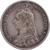 1892 SIXPENCE ( GF ) - WORLD COINS - Cambridgeshire Coins