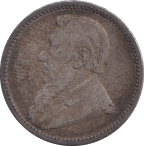 1892 SIXPENCE SOUTH AFRICA - SILVER WORLD COINS - Cambridgeshire Coins