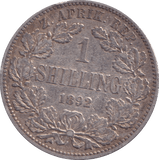 1892 SOUTH AFRICA ONE SHILLING - WORLD COINS - Cambridgeshire Coins