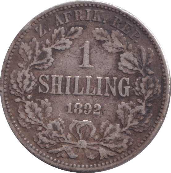 1892 SOUTH AFRICA ONE SHILLING - WORLD COINS - Cambridgeshire Coins