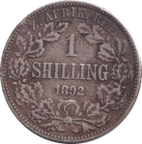 1892 SOUTH AFRICA ONE SHILLING - WORLD COINS - Cambridgeshire Coins
