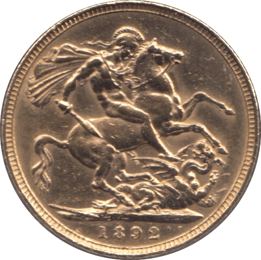 1892 SOVEREIGN ( EF ) - Sovereign - Cambridgeshire Coins
