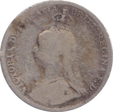 1892 THREEPENCE ( FINE ) - Threepence - Cambridgeshire Coins