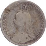 1892 THREEPENCE ( FINE ) - Threepence - Cambridgeshire Coins