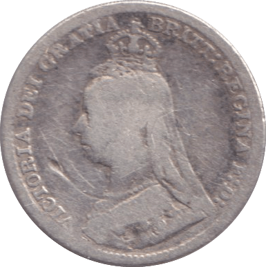 1892 THREEPENCE ( FINE ) - THREEPENCE - Cambridgeshire Coins