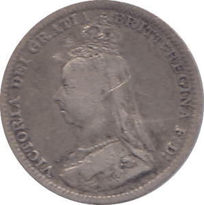 1892 THREEPENCE ( VF ) - THREEPENCE - Cambridgeshire Coins