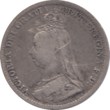 1892 THREEPENCE ( VF ) - THREEPENCE - Cambridgeshire Coins