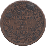 1893 1/4 ANNA BRITISH INDIA - WORLD COINS - Cambridgeshire Coins
