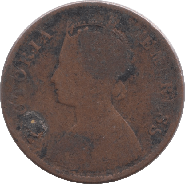 1893 1/4 ANNA BRITISH INDIA - WORLD COINS - Cambridgeshire Coins