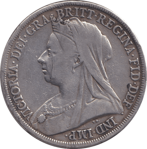 1893 CROWN 3 ( FINE ) - CROWN - Cambridgeshire Coins
