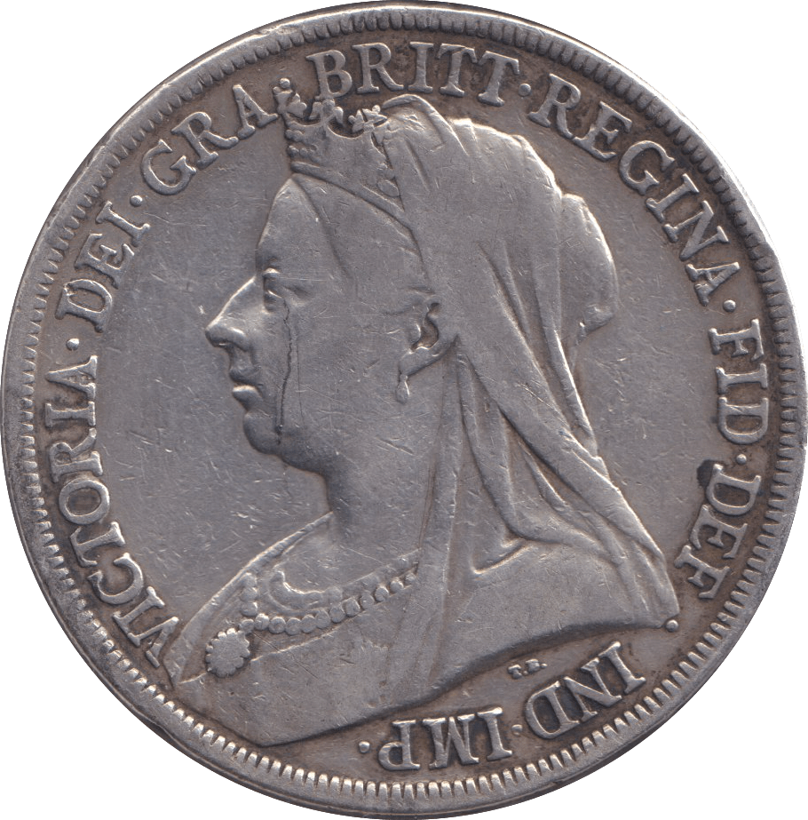 1893 CROWN 3 ( FINE ) - CROWN - Cambridgeshire Coins