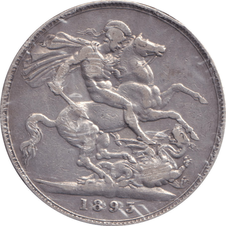 1893 CROWN C ( GF ) - CROWN - Cambridgeshire Coins