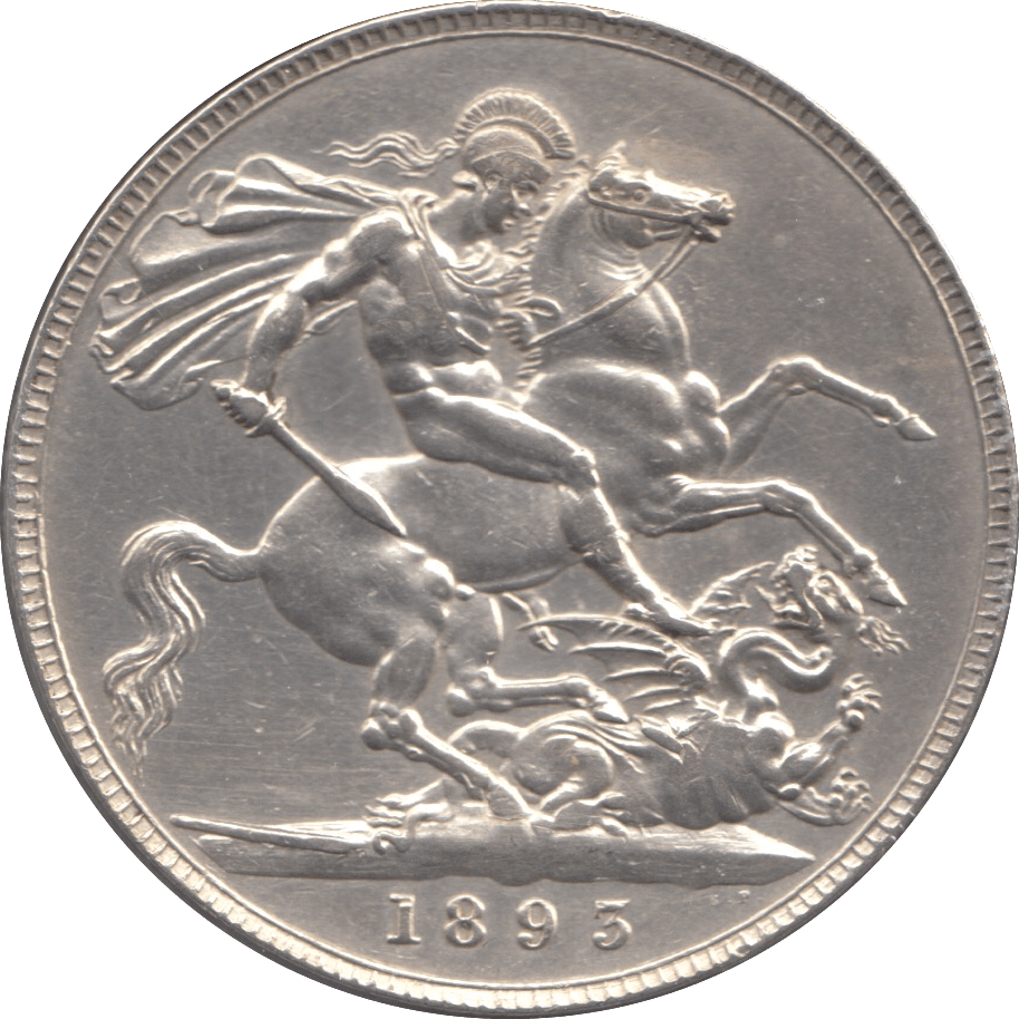 1893 CROWN ( EF ) - CROWN - Cambridgeshire Coins