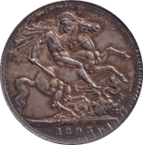 1893 CROWN ( EF ) - Crown - Cambridgeshire Coins