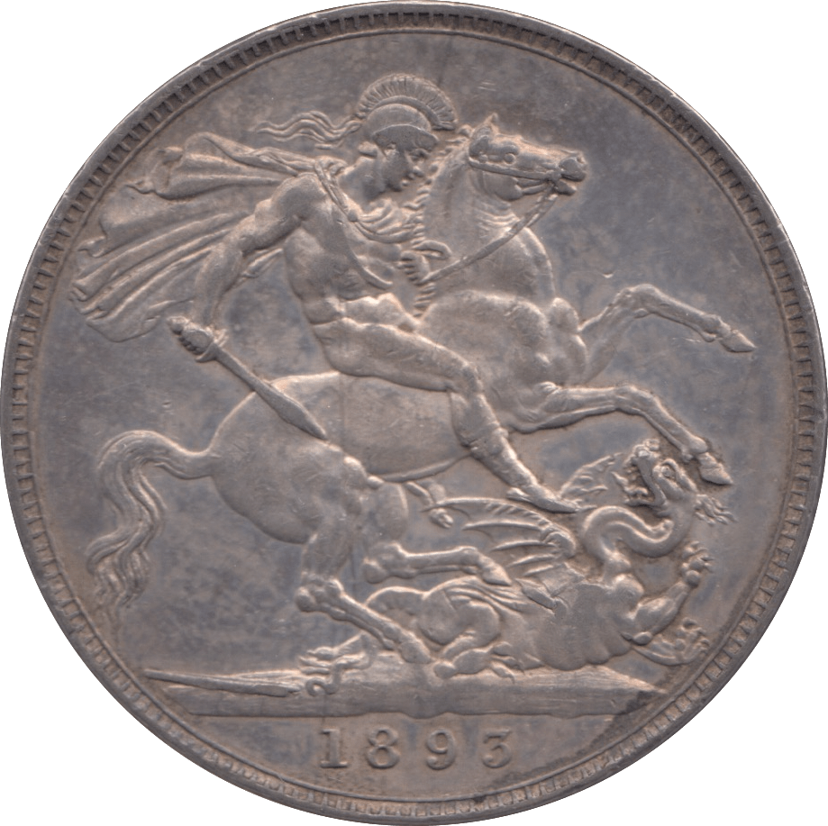 1893 CROWN ( EF ) - CROWN - Cambridgeshire Coins