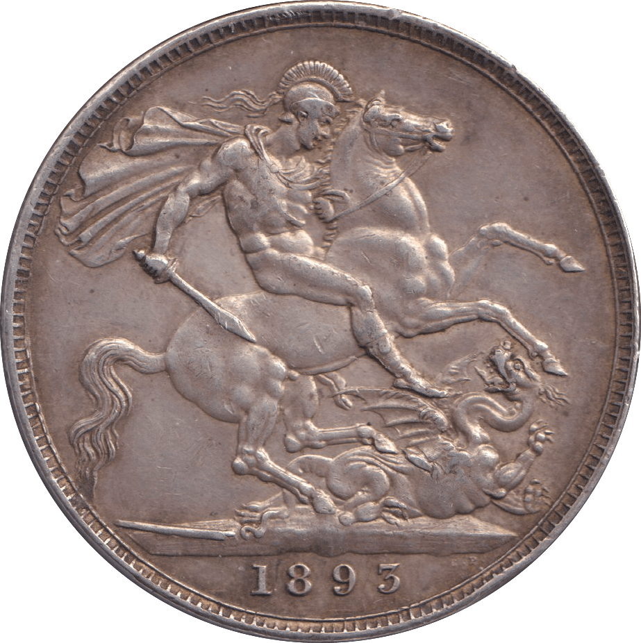 1893 CROWN ( EF ) - CROWN - Cambridgeshire Coins