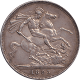1893 CROWN ( EF ) - CROWN - Cambridgeshire Coins