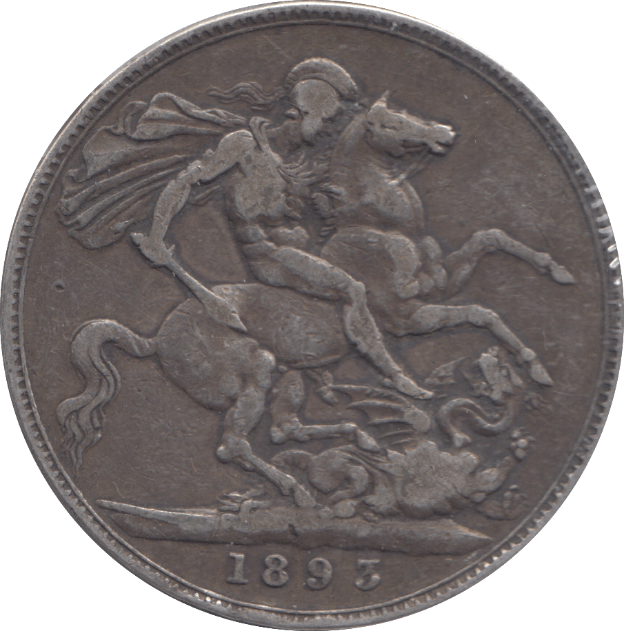 1893 CROWN ( F ) - CROWN - Cambridgeshire Coins